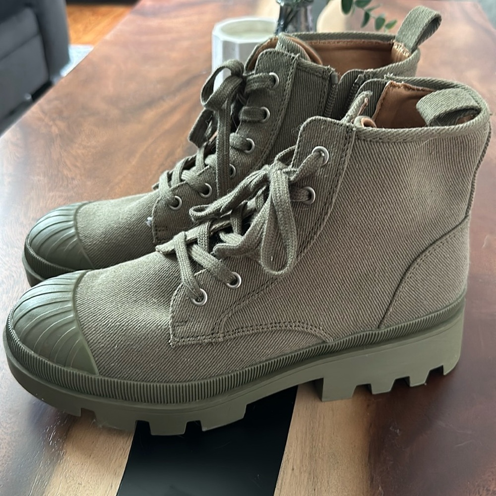 Never Worn Combat Style Boots